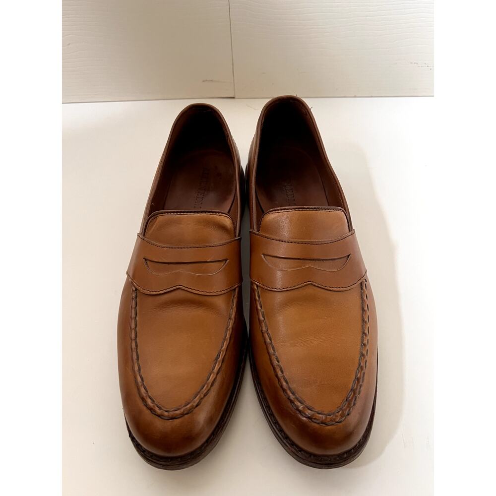 Allen Edmond Randalph Penny Loafers Brown Leather Size 11 - Picture 3 of 7